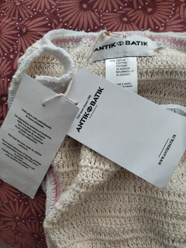 Maillot de bain en crochet Antik Batik neuf avec étiquette.