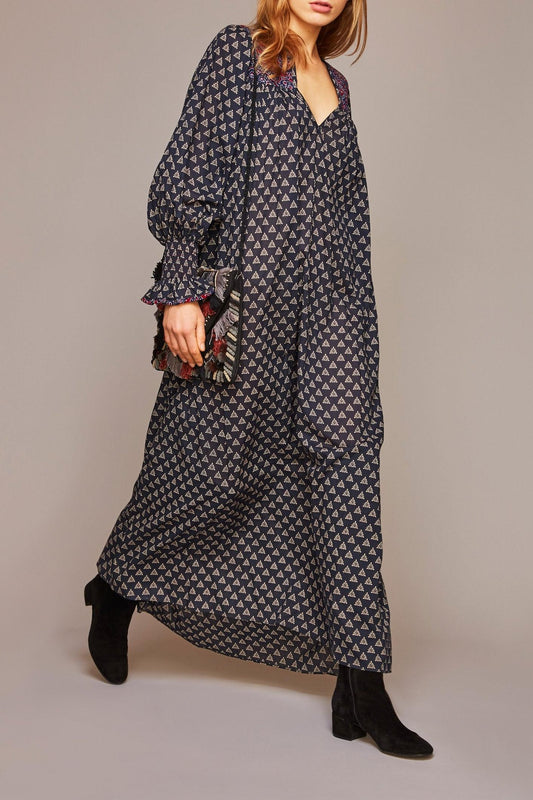 Robe longue imprimée Patye