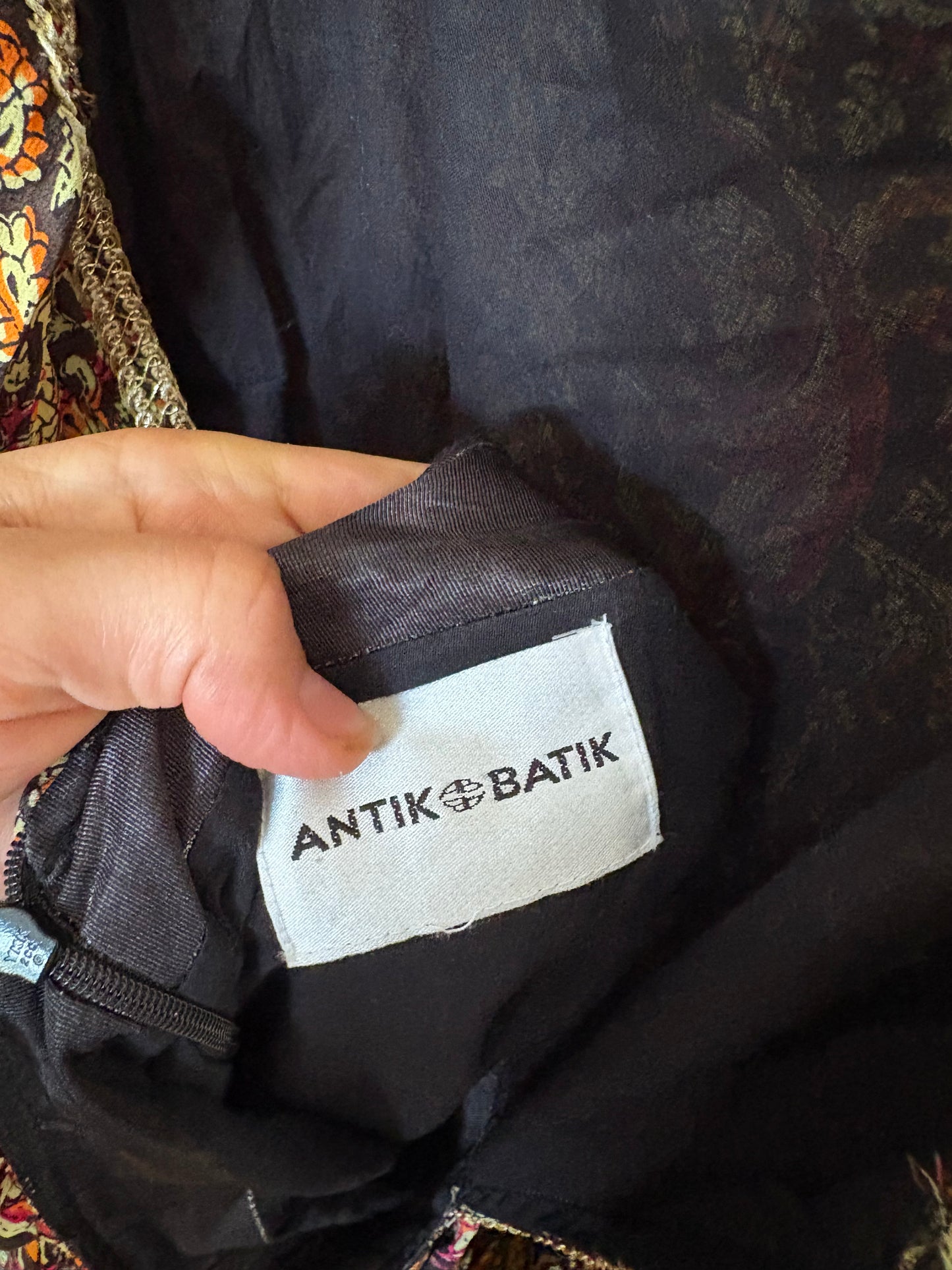 Maxi-robe dos-nus imprimée Cherie