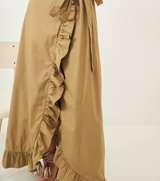 Jupe longue fendue Popy