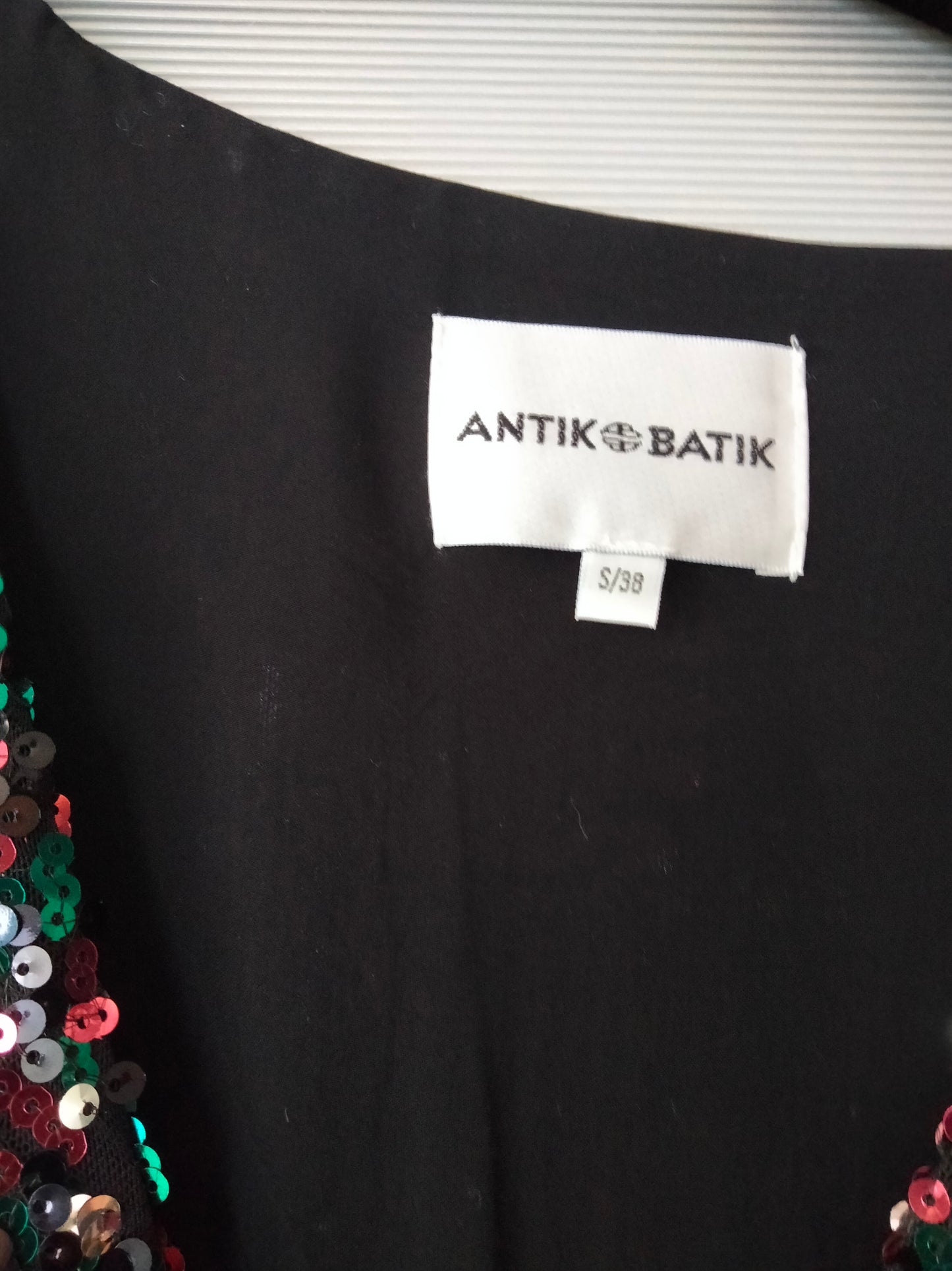 Robe à paillettes multicolor