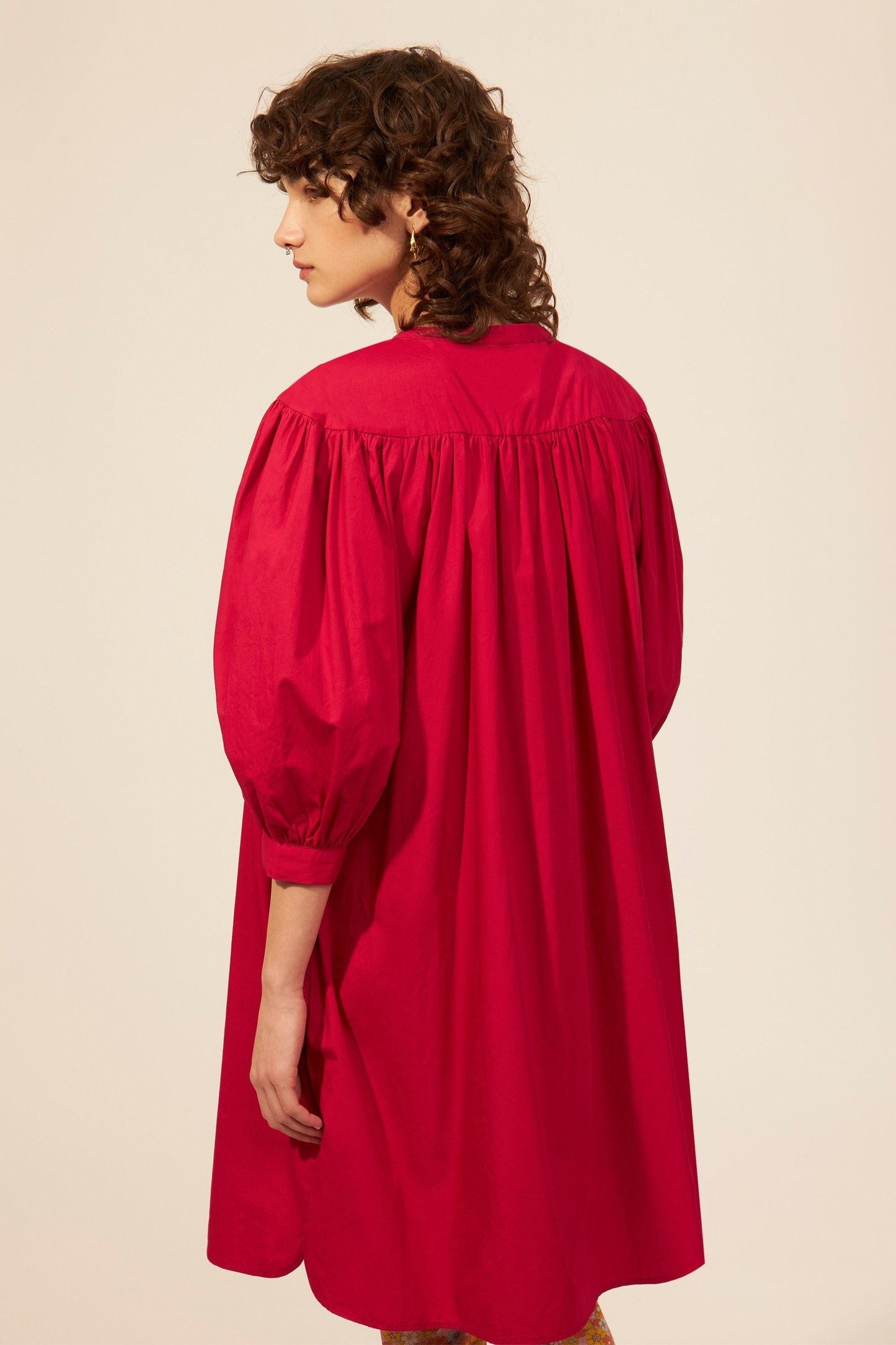 Vestido de popelina Kira