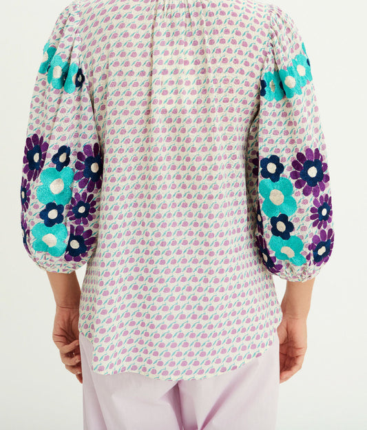 Blouse brodée Apoline