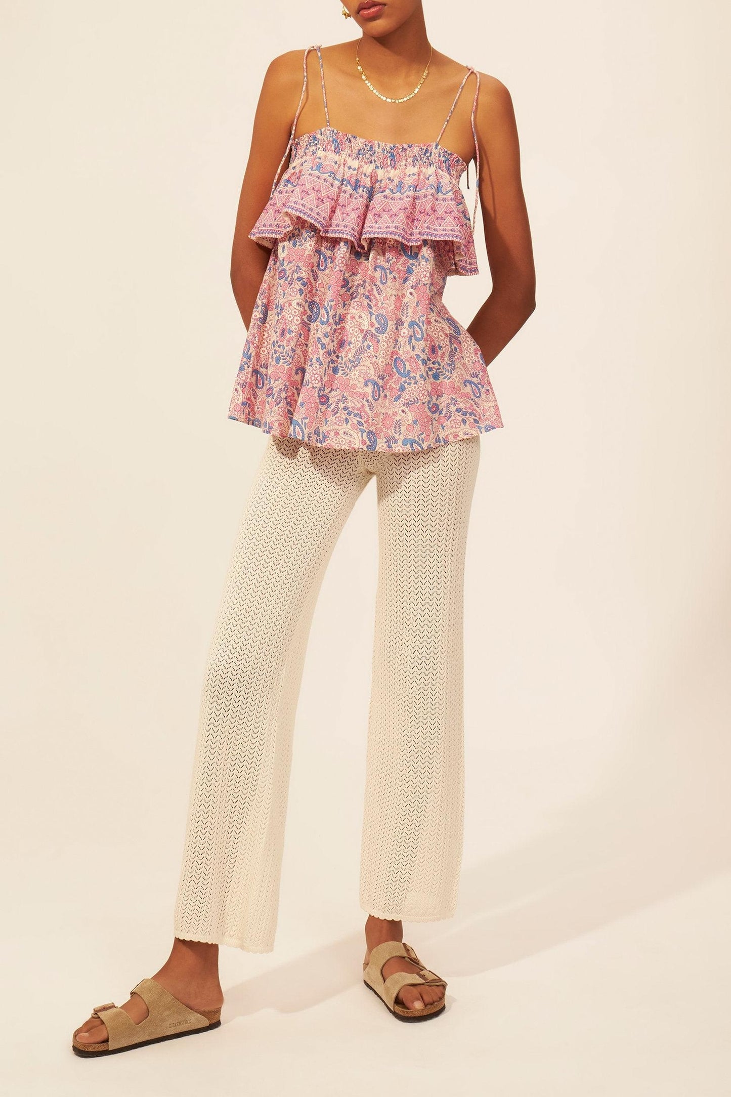 Haut Hélène à épaules dénudées