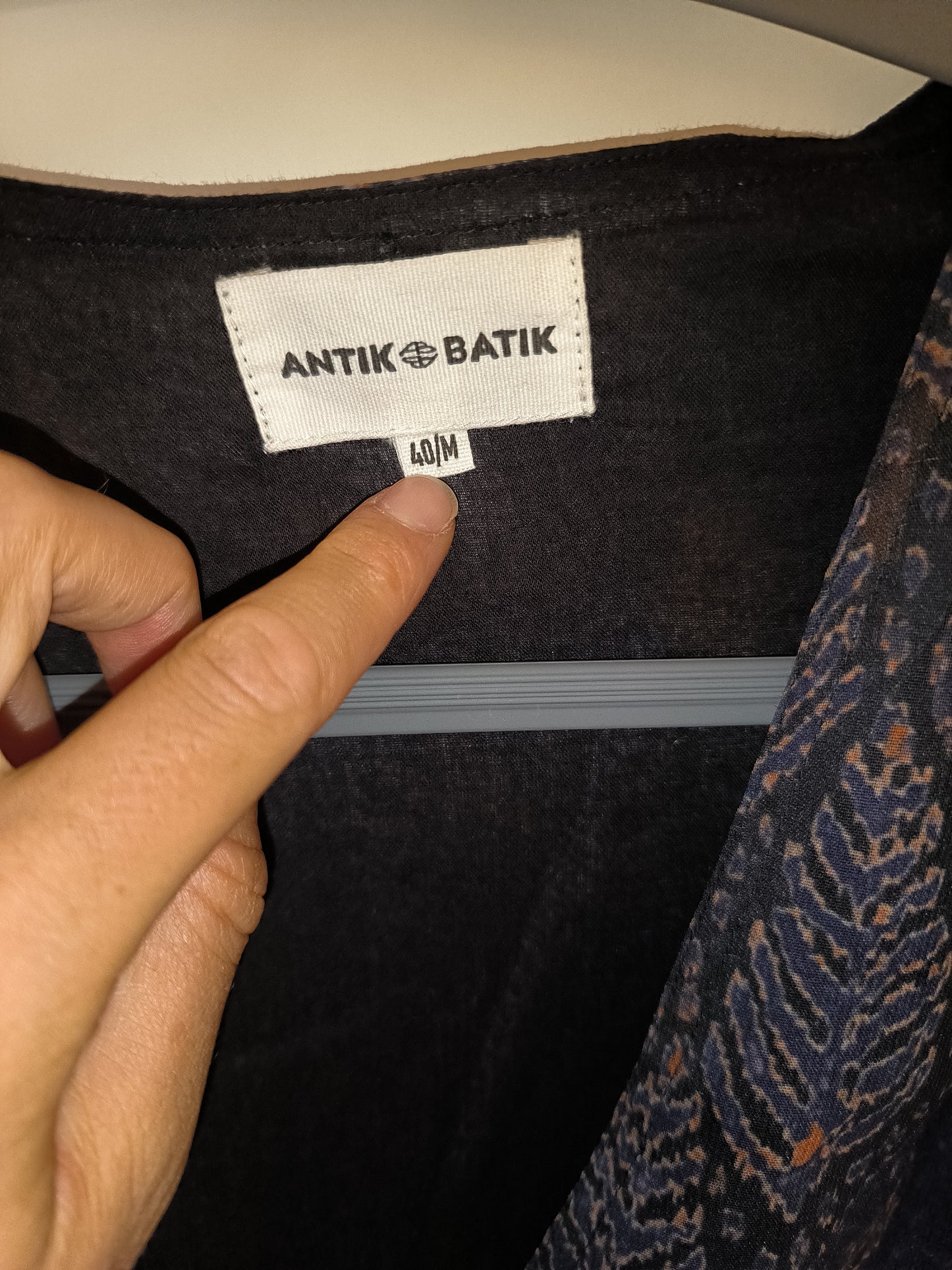 Vestido largo estampado Mani