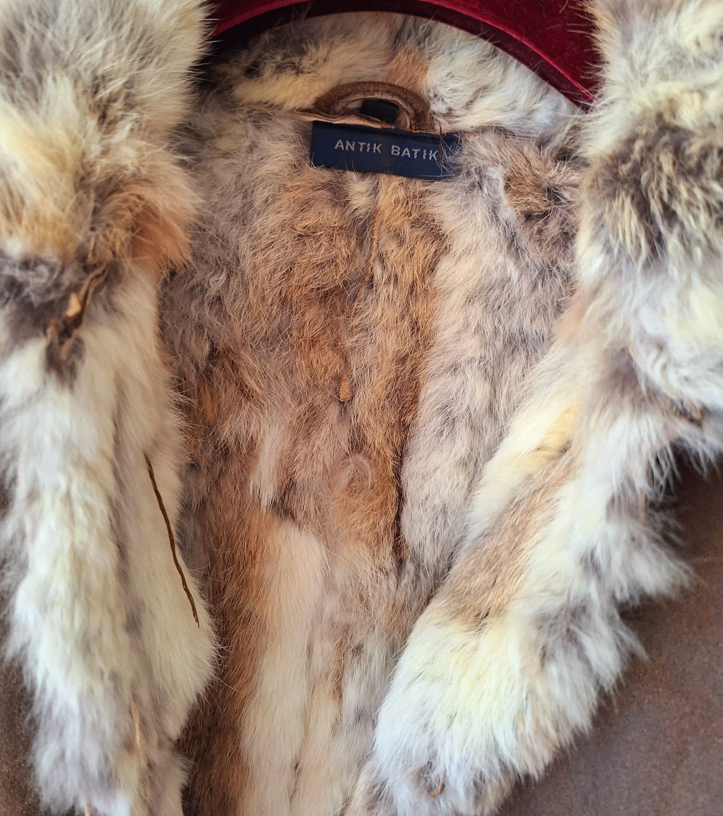 Veste en fourrure et lapin