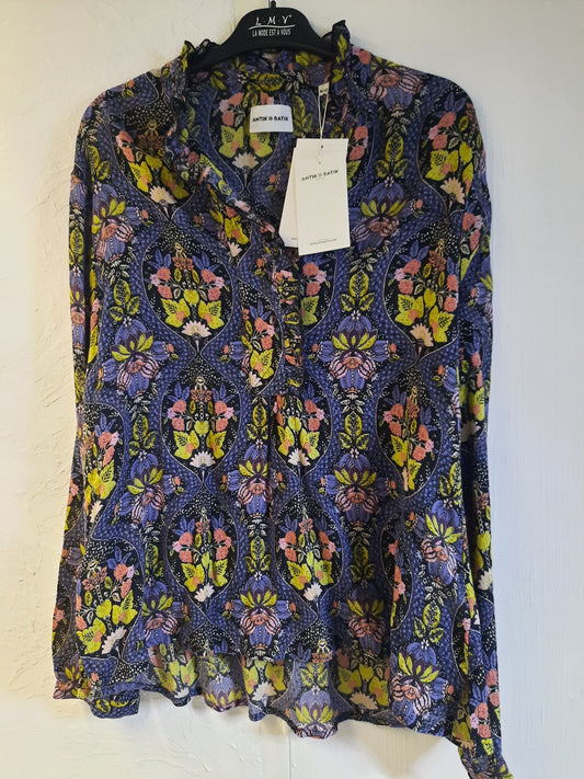 Chemise fleurie modèle eros kurta
