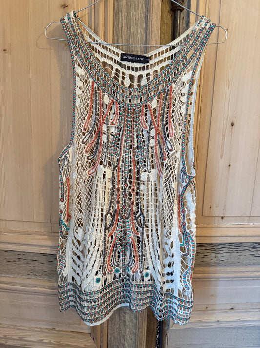 Top Perlé, Sans manches