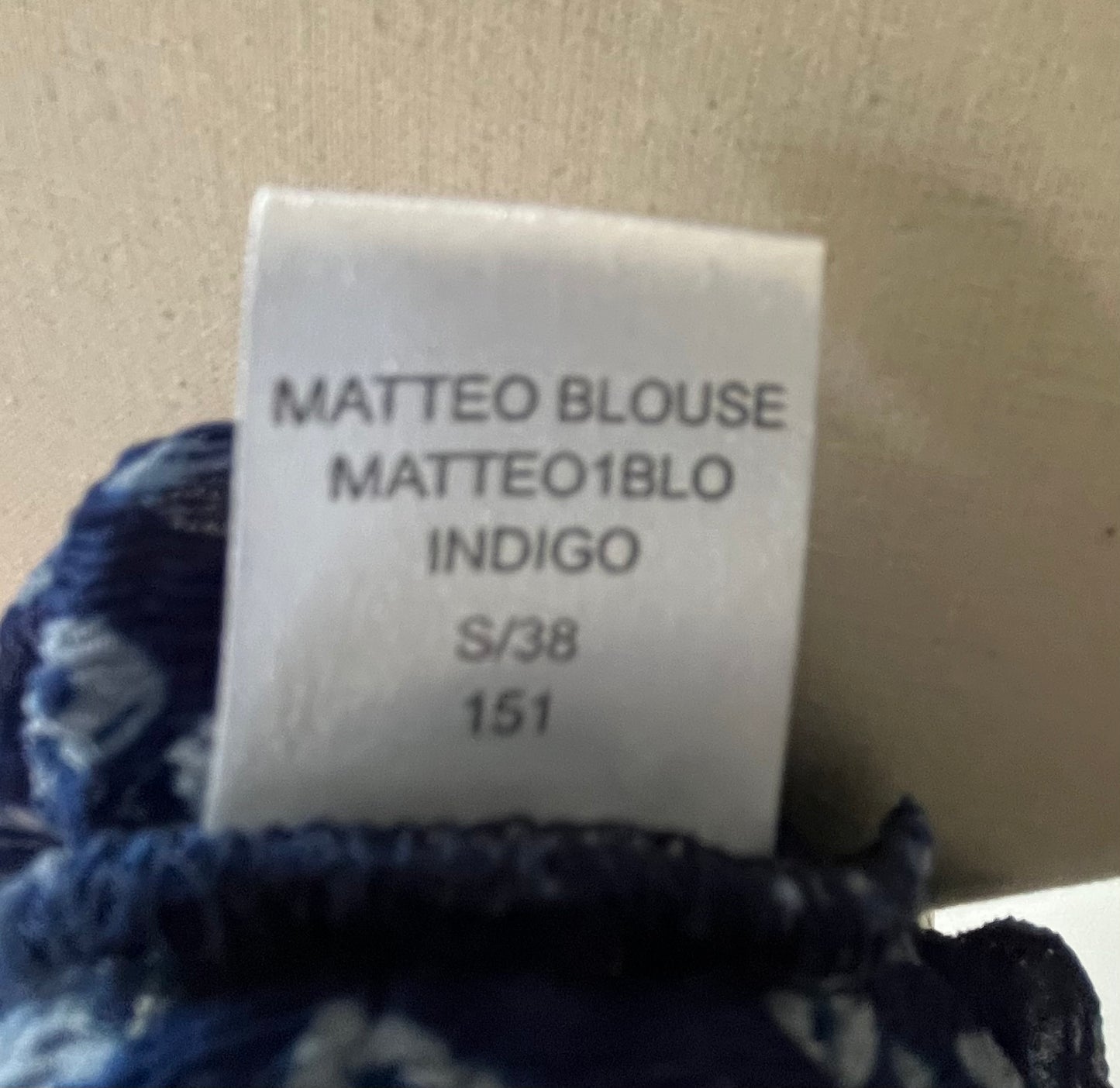 Blouse Matteo Indigo