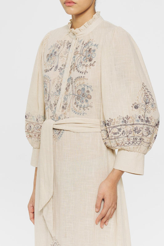 Ziggy Embroidered maxi dress