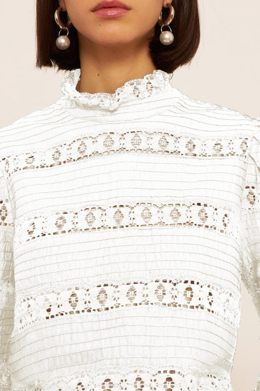 Amanda lace blouse