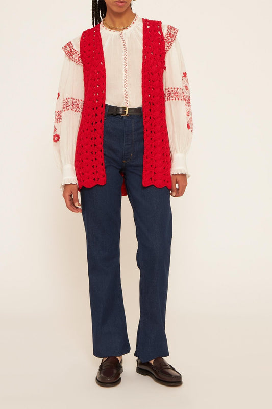 Alan embroidered blouse
