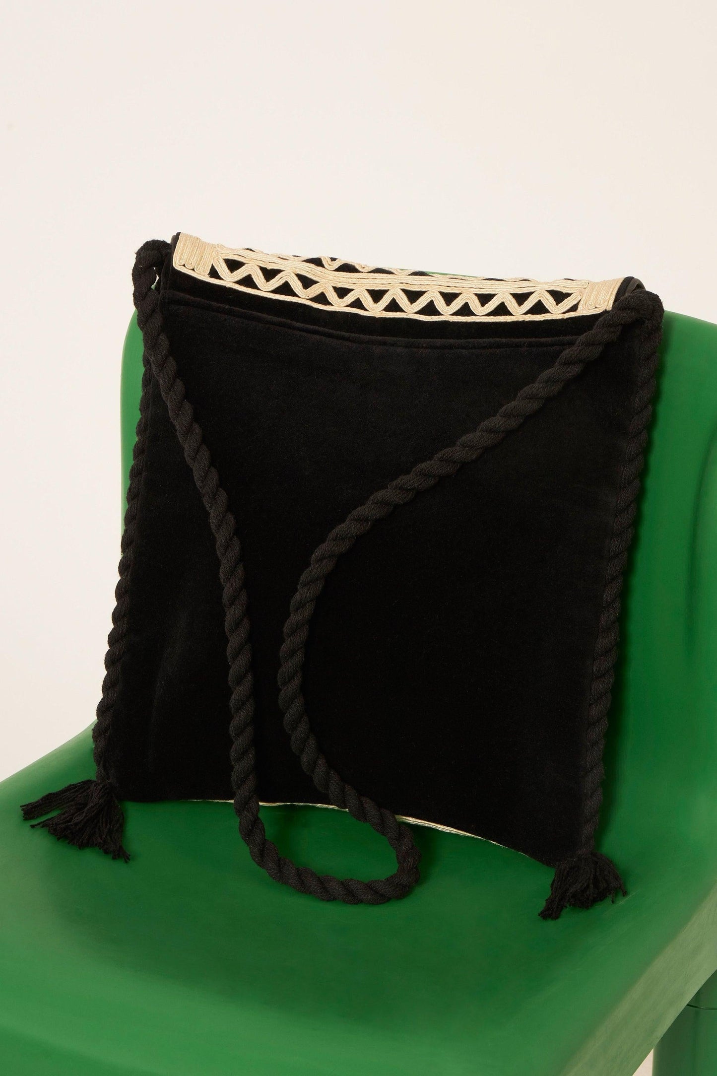 Achile large velvet bag