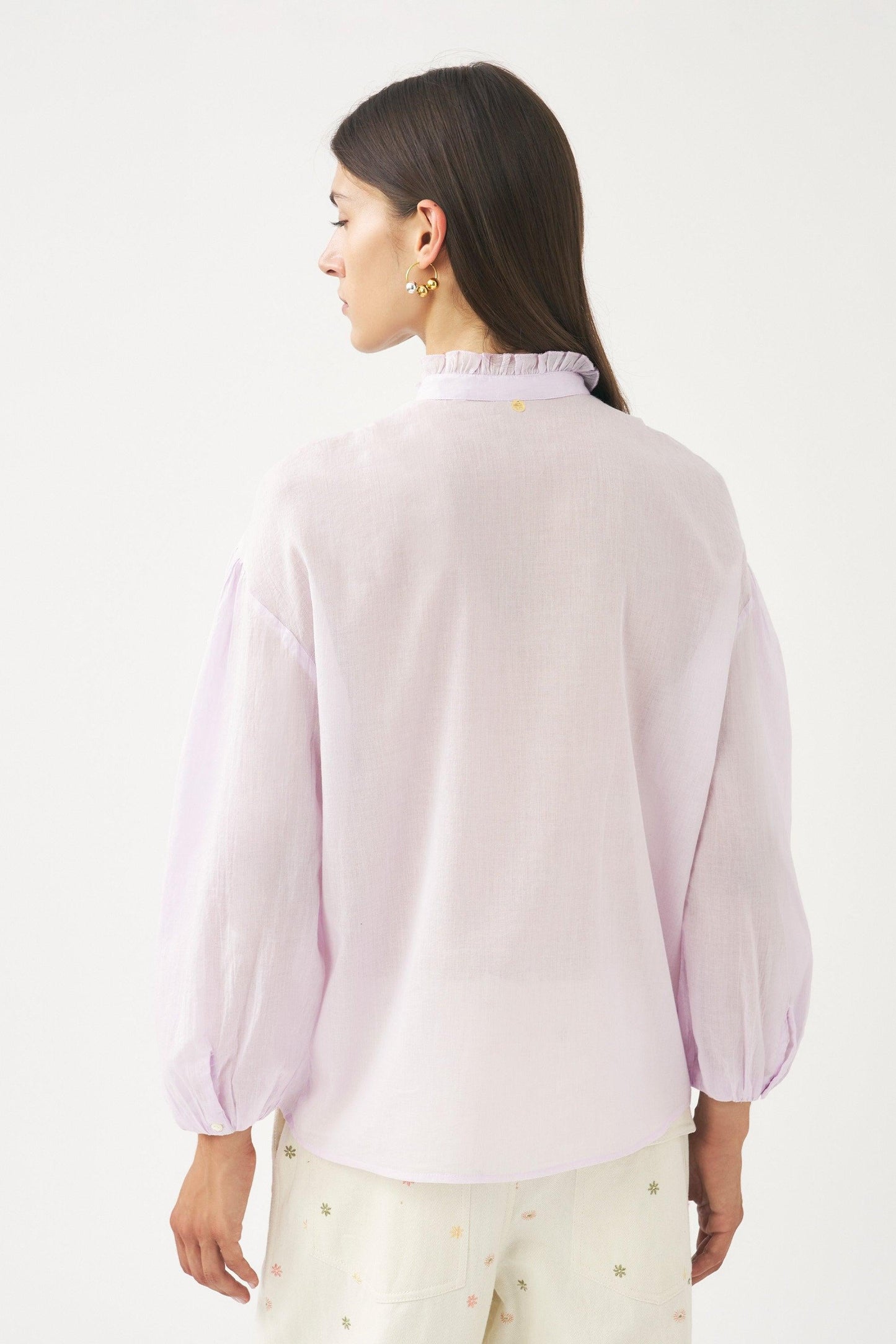 Cotton voile blouse Anna