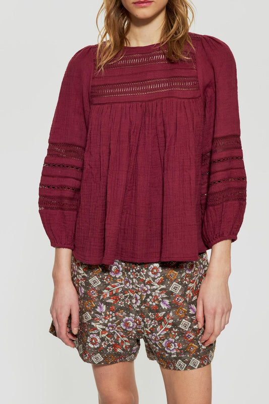 Amit openwork blouse