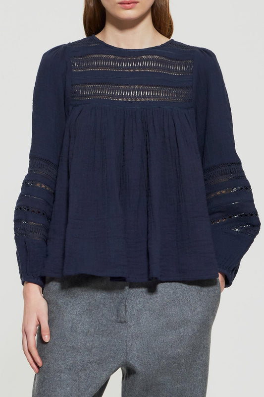 Amit openwork blouse