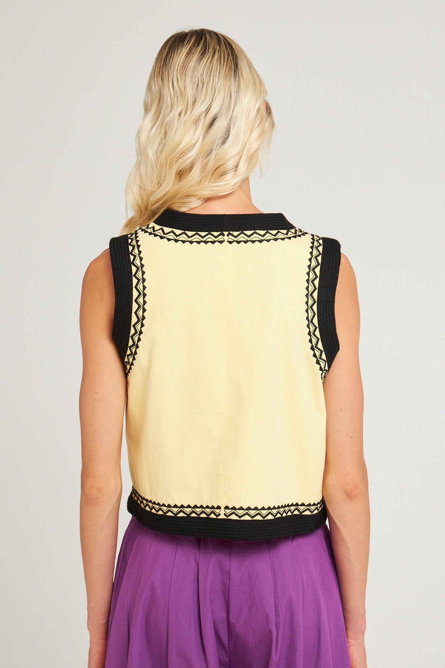 Gilet brodé Kim