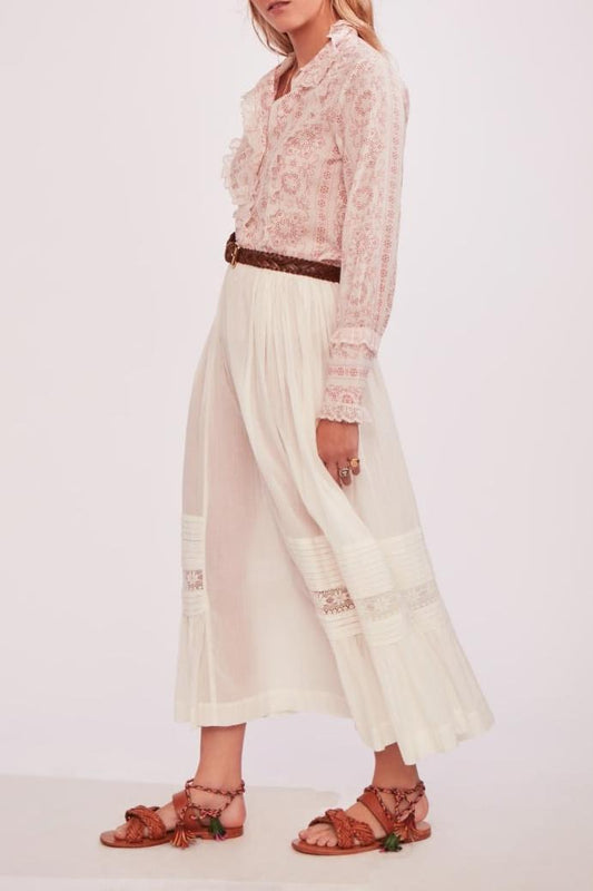Angele Lace Long Skirt