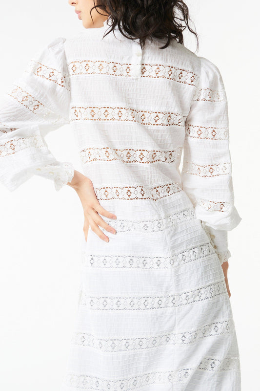 Armande long lace dress