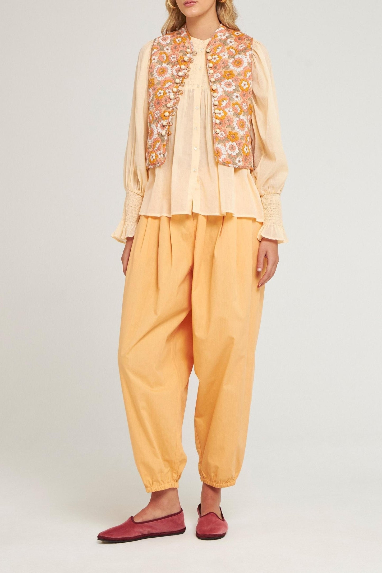 Veste imprimée Blossom rouille