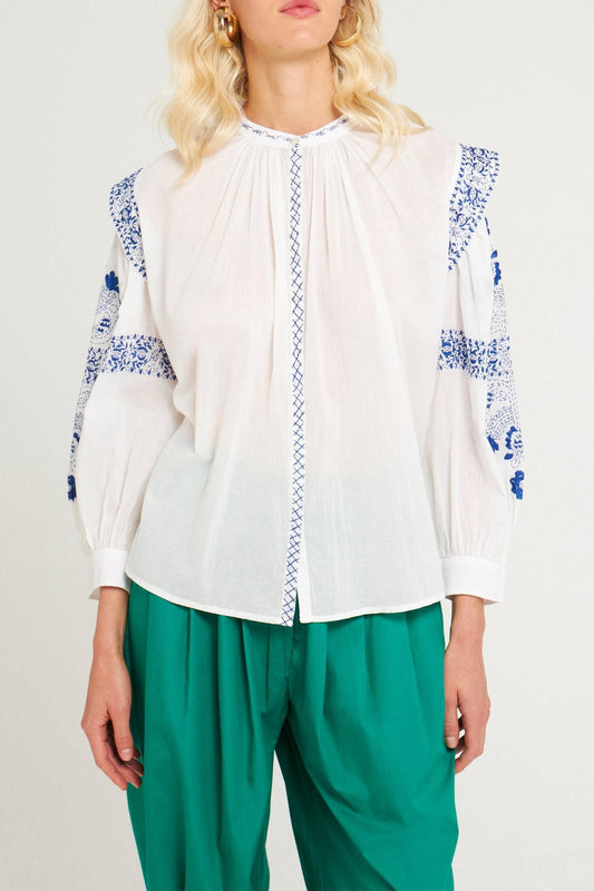 Alani embroidered blouse