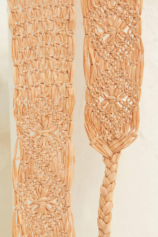 Cinturón de rafia de Libia