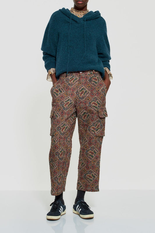 Zina print trousers