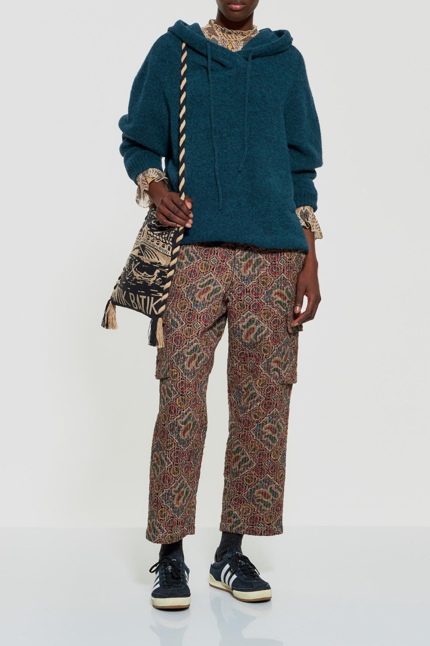 Zina print trousers