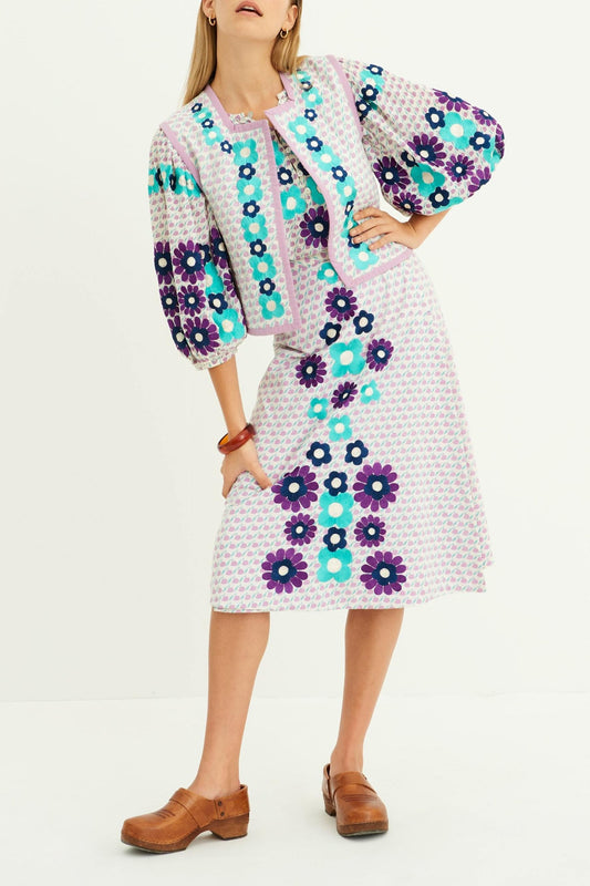 Apoline Embroidered Vest - Parma