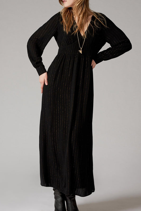 Soline Striped Maxi Dress