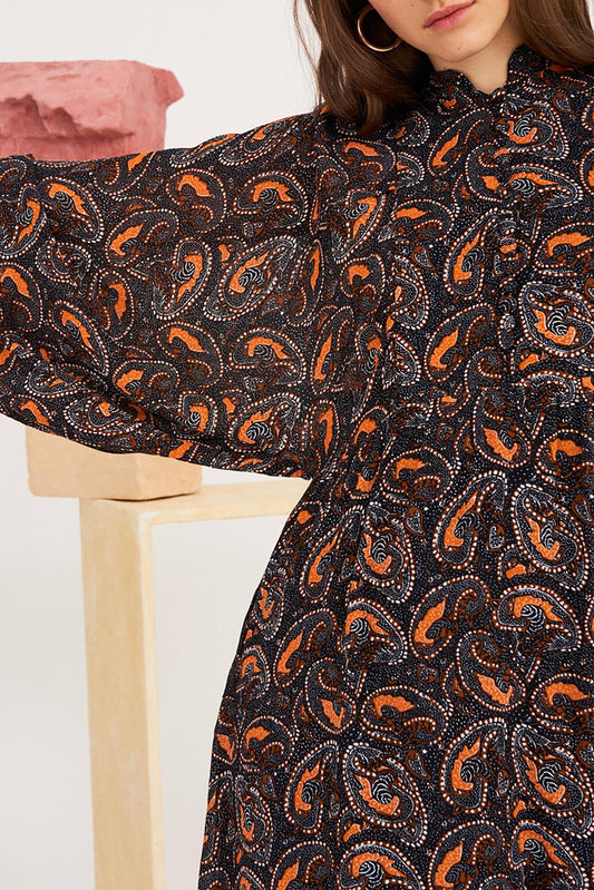 Otto Printed Midi Dress