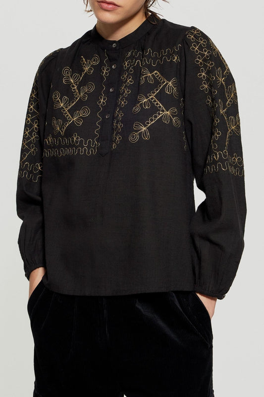 Blouse brodée Oriane