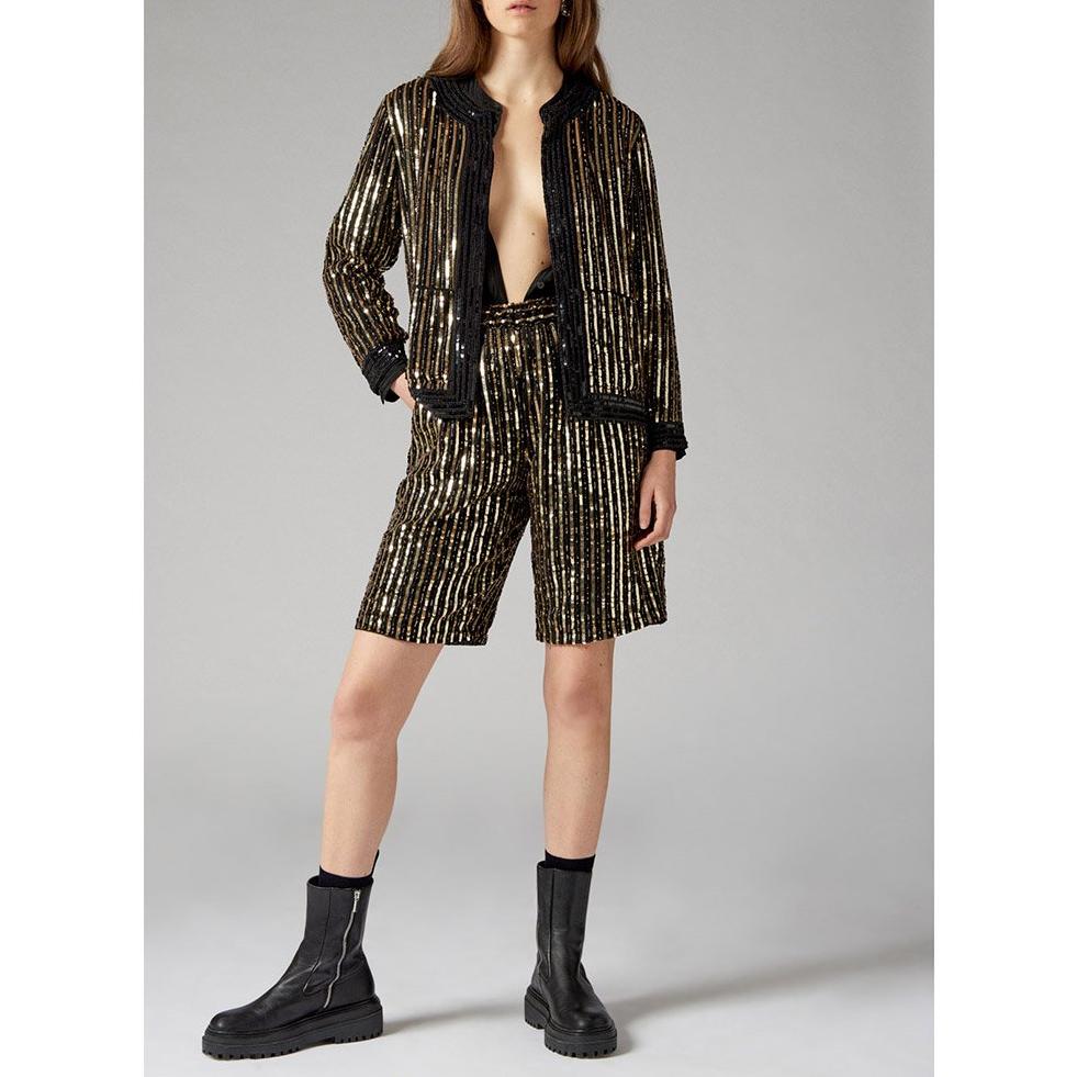 Melina Sequin Embroidered Jacket