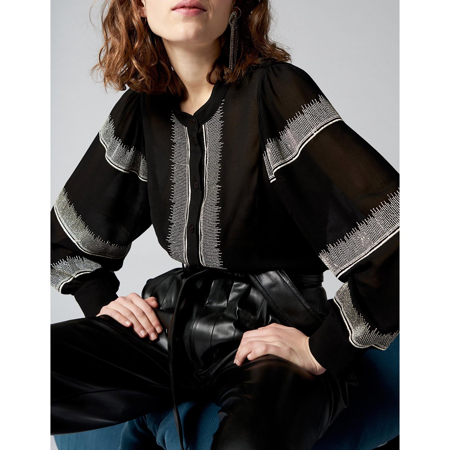 Linsey Embroidered Blouse