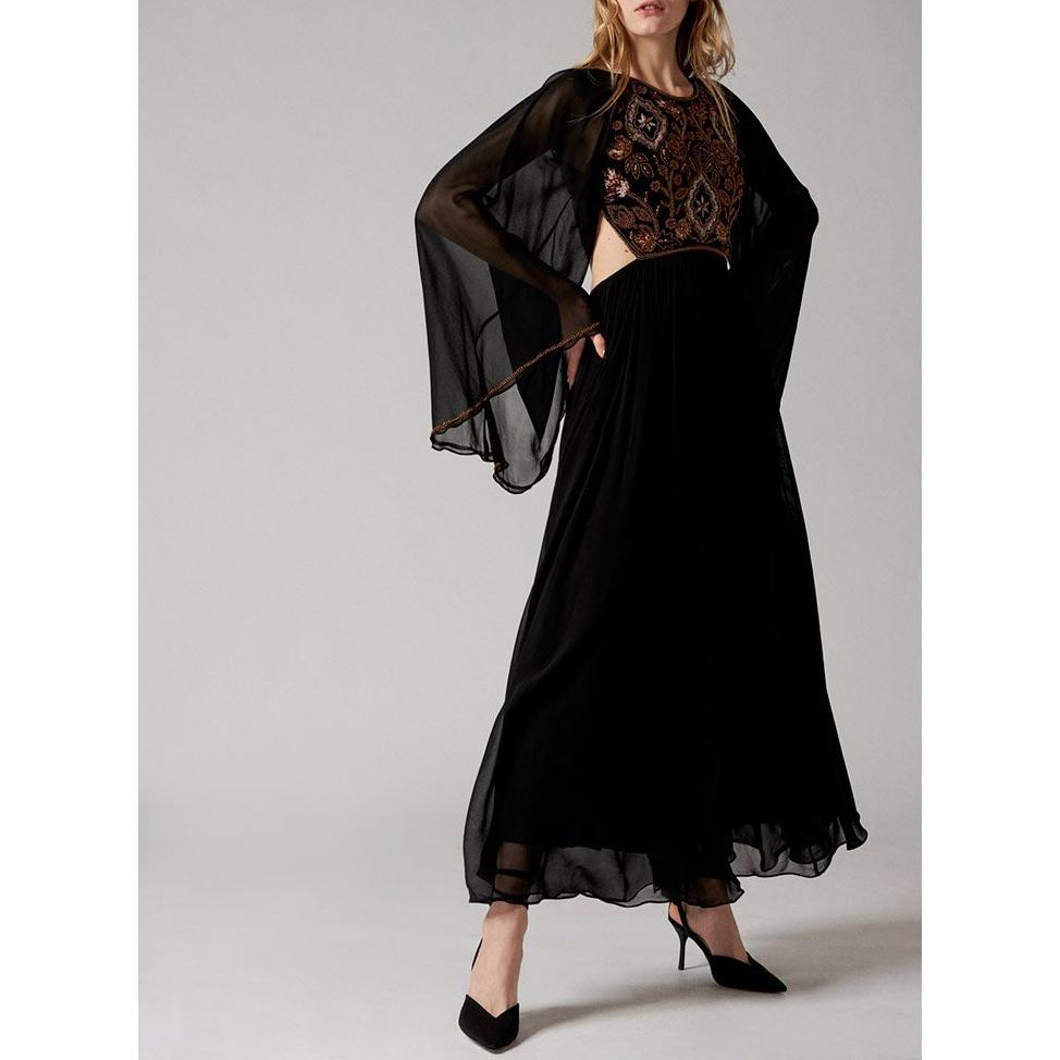 Kasparov Halter-back Maxi Dress