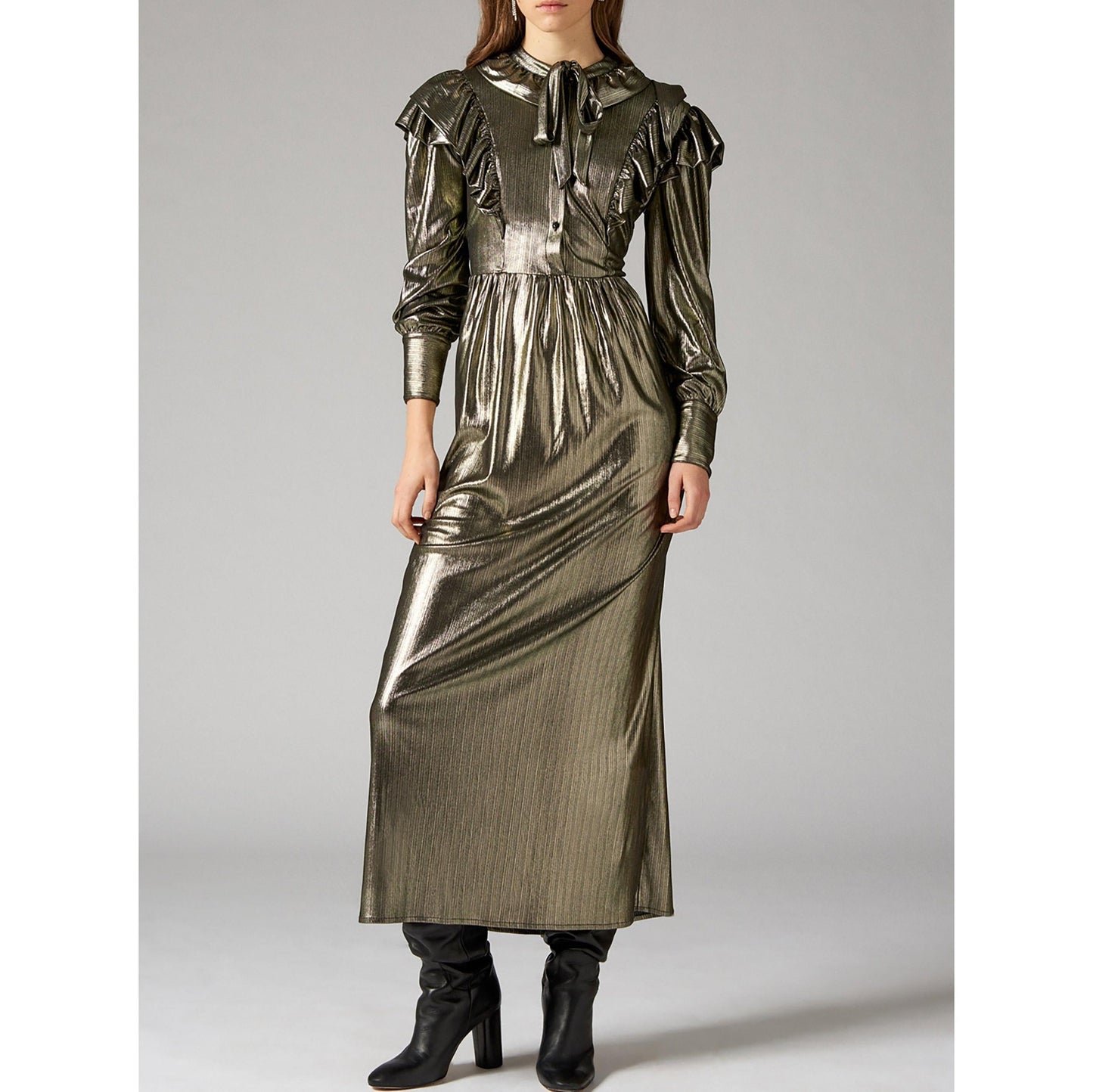 Gowly Metallic Dress