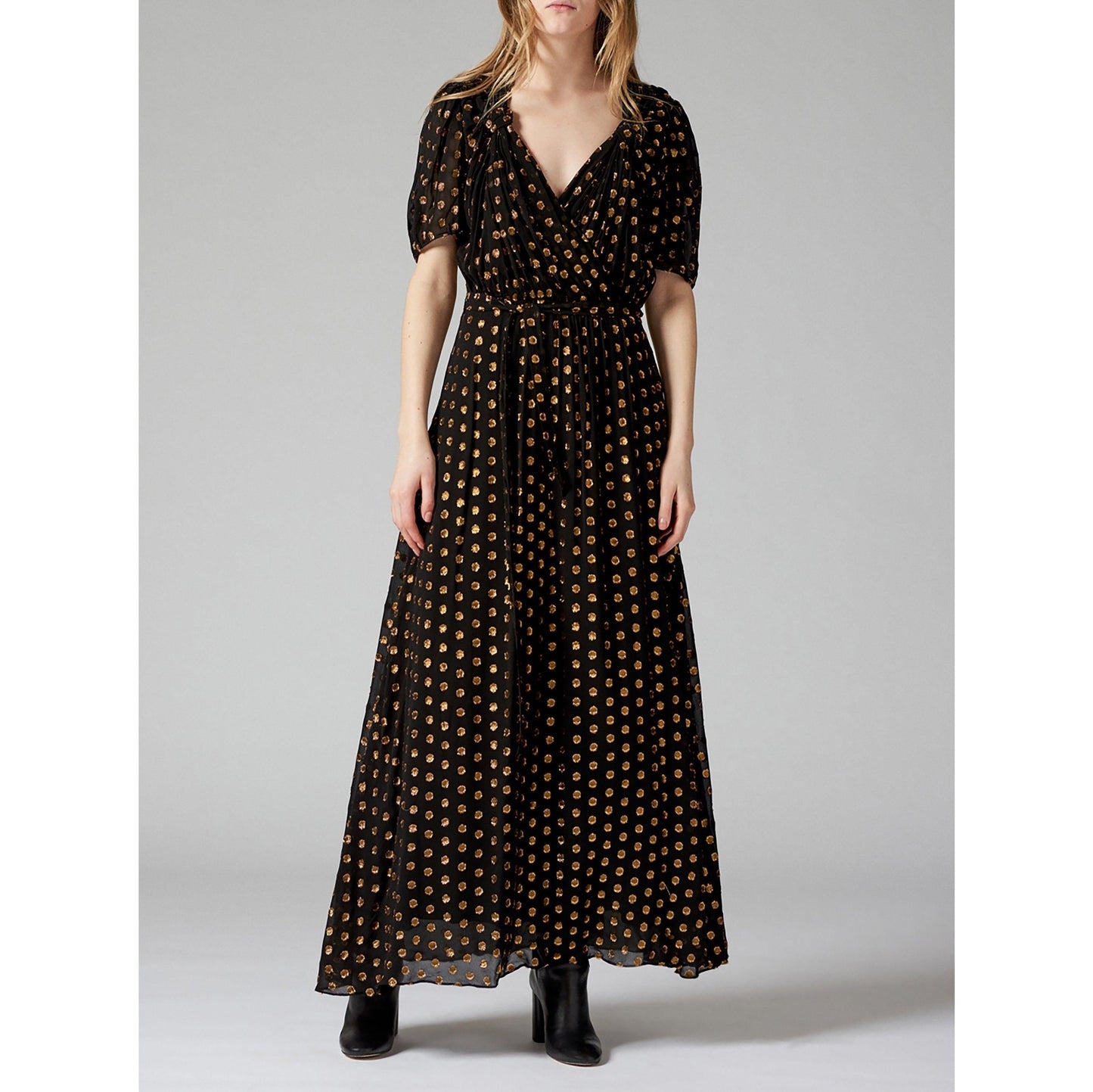 Dova Polka Dot Maxi Dress