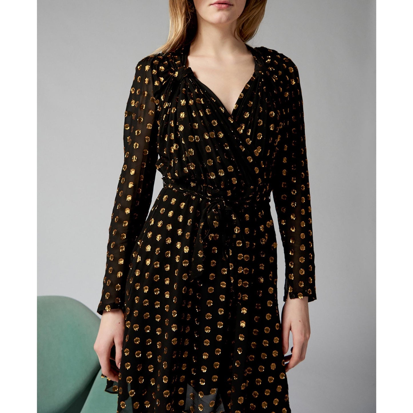 Dova Polka Dot Short Dress