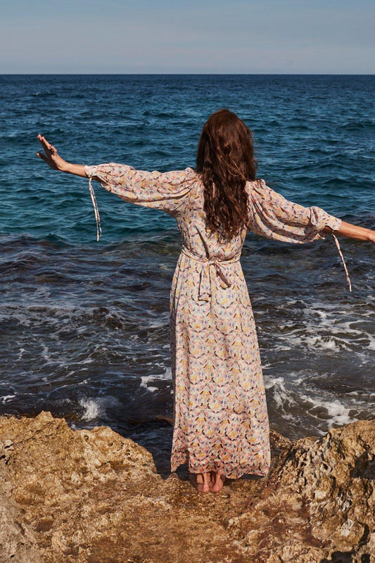 Robe longue imprimée Beau