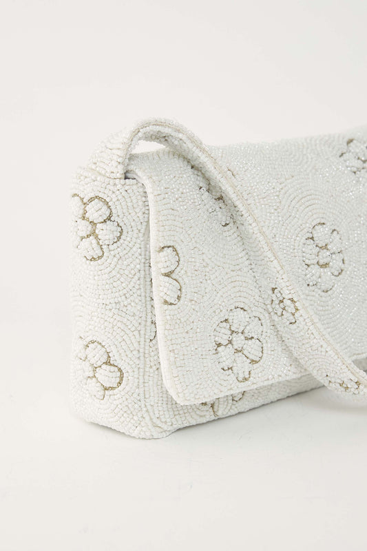 Sac baguette brodé Marguerite