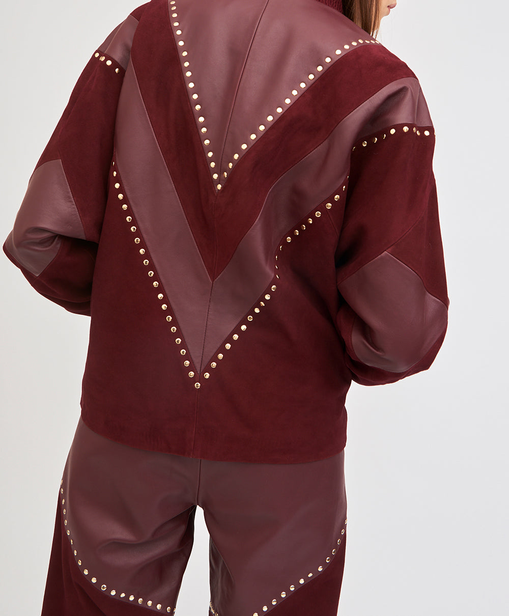 chamarra de cuero Kairo