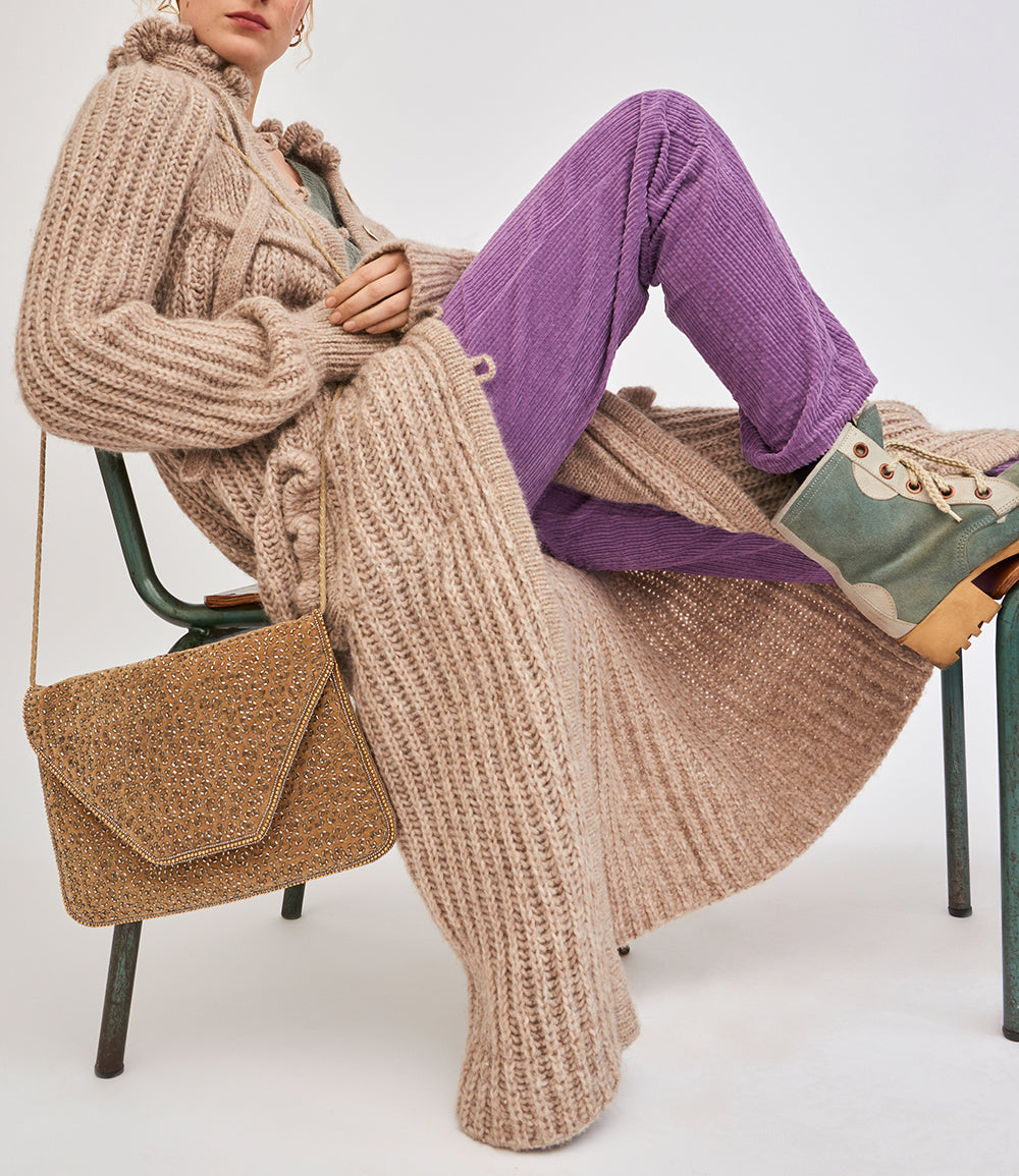 Gilet long en maille Marta