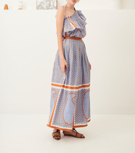 Fluid printed skirt Gisele