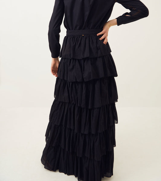 Baila ruffled skirt