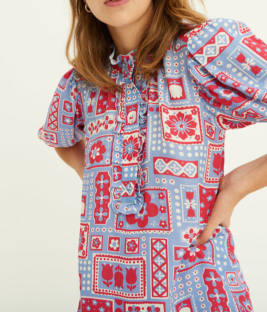 Blouse imprimée Honoka