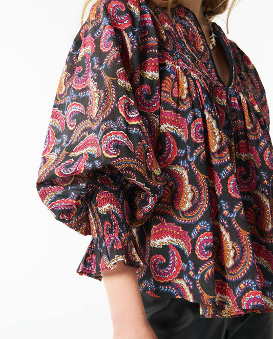 blusa estampada Piotr