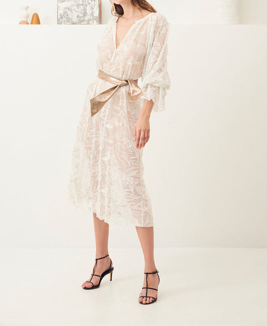 Adana Embroidered Long Dress