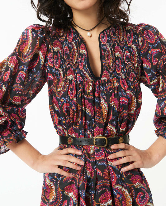 vestido largo estampado Piotr