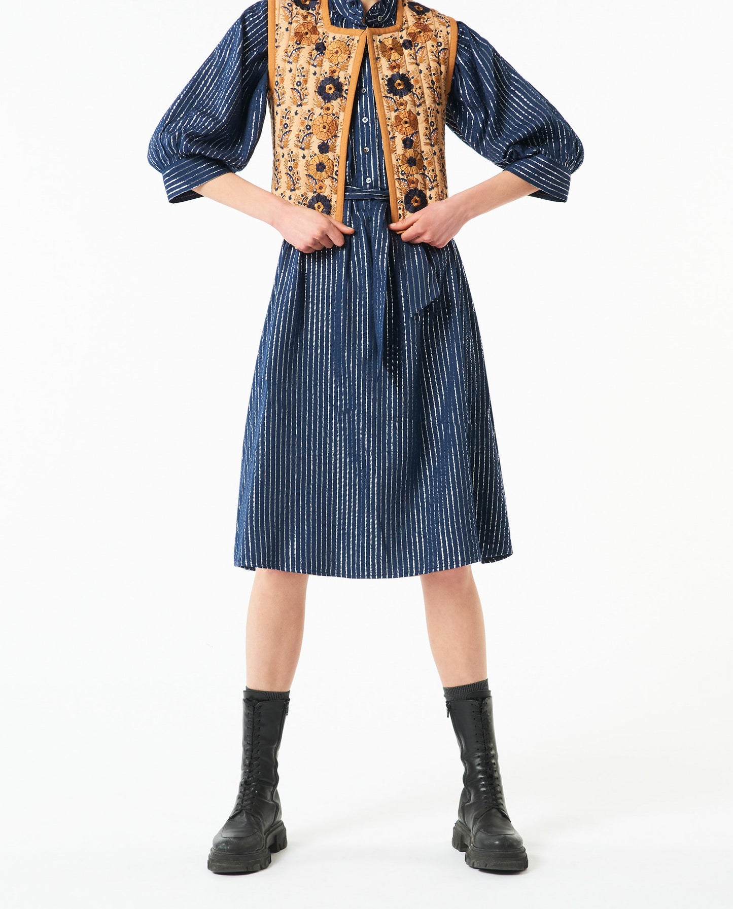 Pauline Embroidered Sleeveless Vest