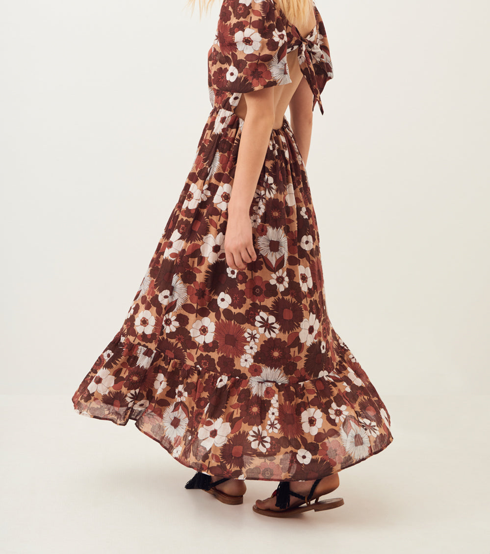 Robe longue dos nu Lorette